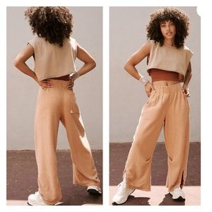 Free People Low Tide Pants in Lark Sz XS
